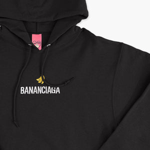 Bananciaga Embroidered Hoodie (Unisex)-Embroidered Clothing, Embroidered Hoodie, JH001-Sassy Spud