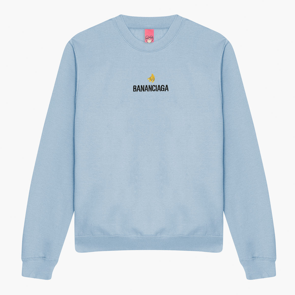Bananciaga Embroidered Sweatshirt (Unisex)-Embroidered Clothing, Embroidered Sweatshirt, JH030-Sassy Spud