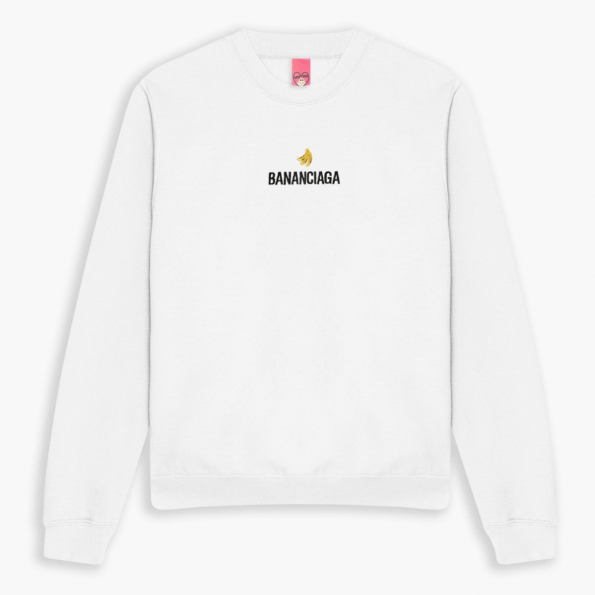 Bananciaga Embroidered Sweatshirt (Unisex)-Embroidered Clothing, Embroidered Sweatshirt, JH030-Sassy Spud