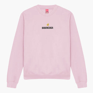 Bananciaga Embroidered Sweatshirt (Unisex)-Embroidered Clothing, Embroidered Sweatshirt, JH030-Sassy Spud