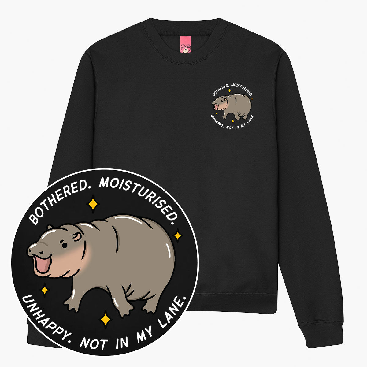 Bothered & Moisturised Sweatshirt (Unisex)-Printed Clothing, Printed Sweatshirt, JH030-Sassy Spud