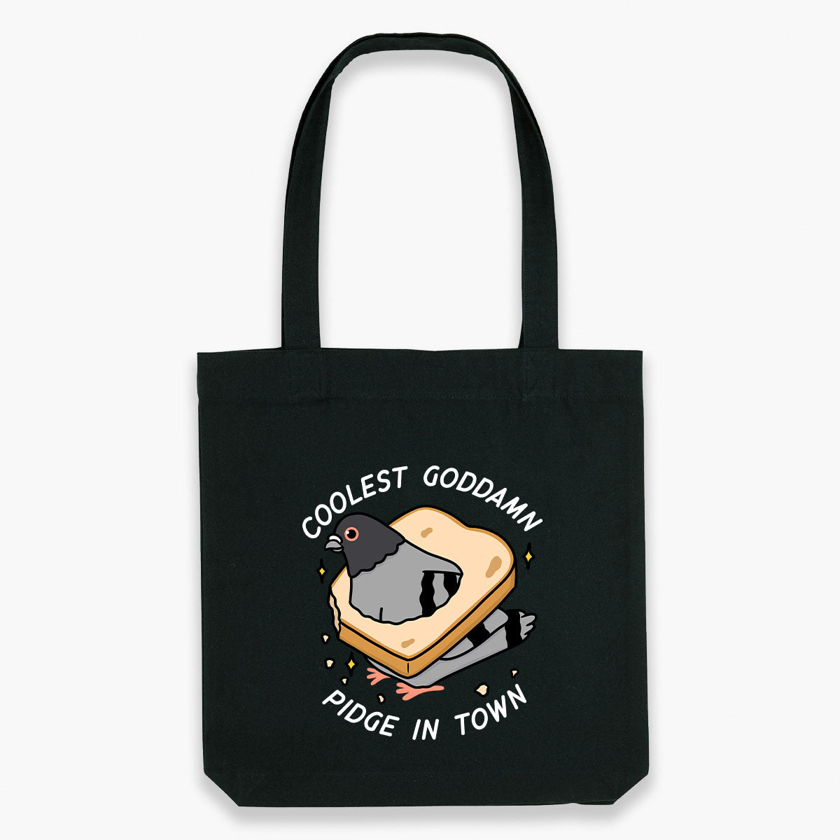 Bread Pigeon Tote Bag-Sassy Accessories, Sassy Gifts, Sassy Tote Bag, STAU760-Sassy Spud