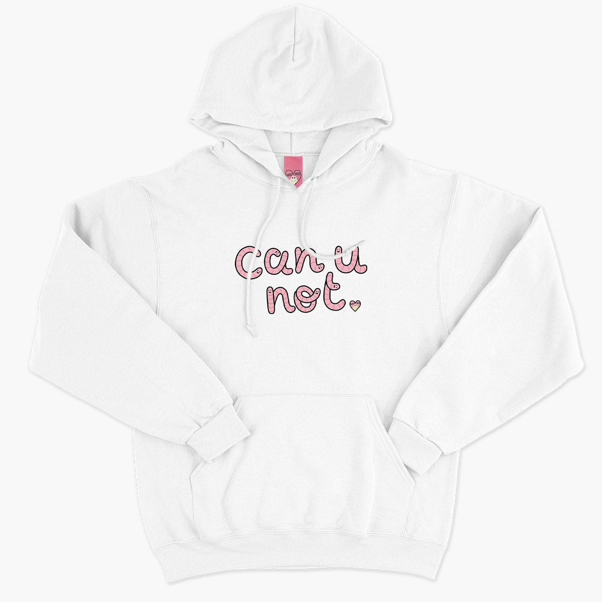 Can U Not Rude Worms Hoodie (Unisex)-Printed Clothing, Printed Hoodie, JH001-Sassy Spud