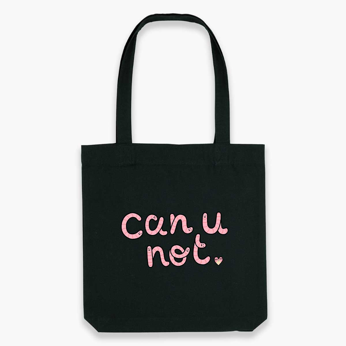 Can U Not Rude Worms Tote Bag-Sassy Accessories, Sassy Gifts, Sassy Tote Bag, STAU760-Sassy Spud