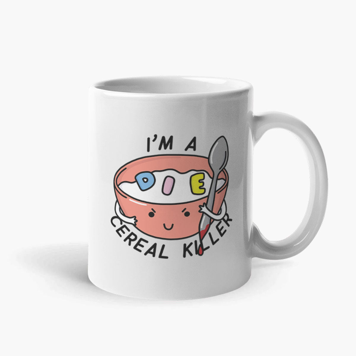 Cereal Killer Coffee Mug-Funny Gift, Funny Coffee Mug, 11oz White Ceramic-Sassy Spud