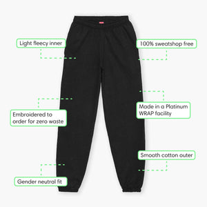 Don't Be A Prick Embroidered Joggers (Unisex)-Embroidered Clothing, Embroidered Joggers, JH072-Sassy Spud