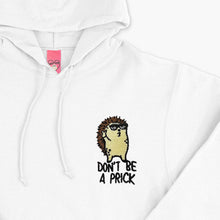 Afbeelding laden in Galerijviewer, Don&#39;t Be A Prick Hedgehog Embroidered Hoodie (Unisex)-Embroidered Clothing, Embroidered Hoodie, JH001-Sassy Spud