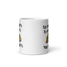 Load image into Gallery viewer, Eat Spaghetti Coffee Mug-Funny Gift, Funny Coffee Mug, 11oz White Ceramic-Sassy Spud