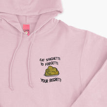 Load image into Gallery viewer, Eat Spaghetti Embroidered Hoodie (Unisex)-Embroidered Clothing, Embroidered Hoodie, JH001-Sassy Spud