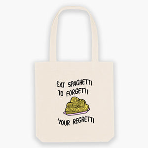 Eat Spaghetti Tote Bag-Sassy Accessories, Sassy Gifts, Sassy Tote Bag, STAU760-Sassy Spud