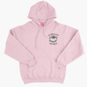 Eyeroll Embroidered Hoodie (Unisex)-Embroidered Clothing, Embroidered Hoodie, JH001-Sassy Spud