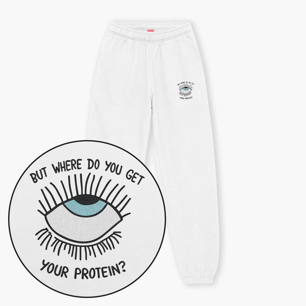 Eyeroll Embroidered Joggers (Unisex)-Embroidered Clothing, Embroidered Joggers, JH072-Sassy Spud