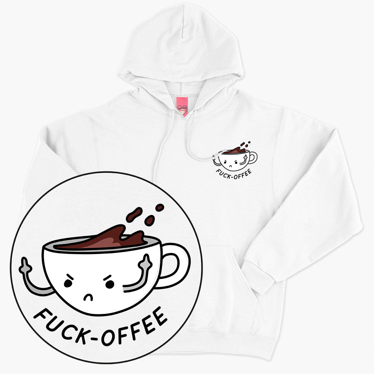 F*ck-offee Hoodie (Unisex)-Printed Clothing, Printed Hoodie, JH001-Sassy Spud