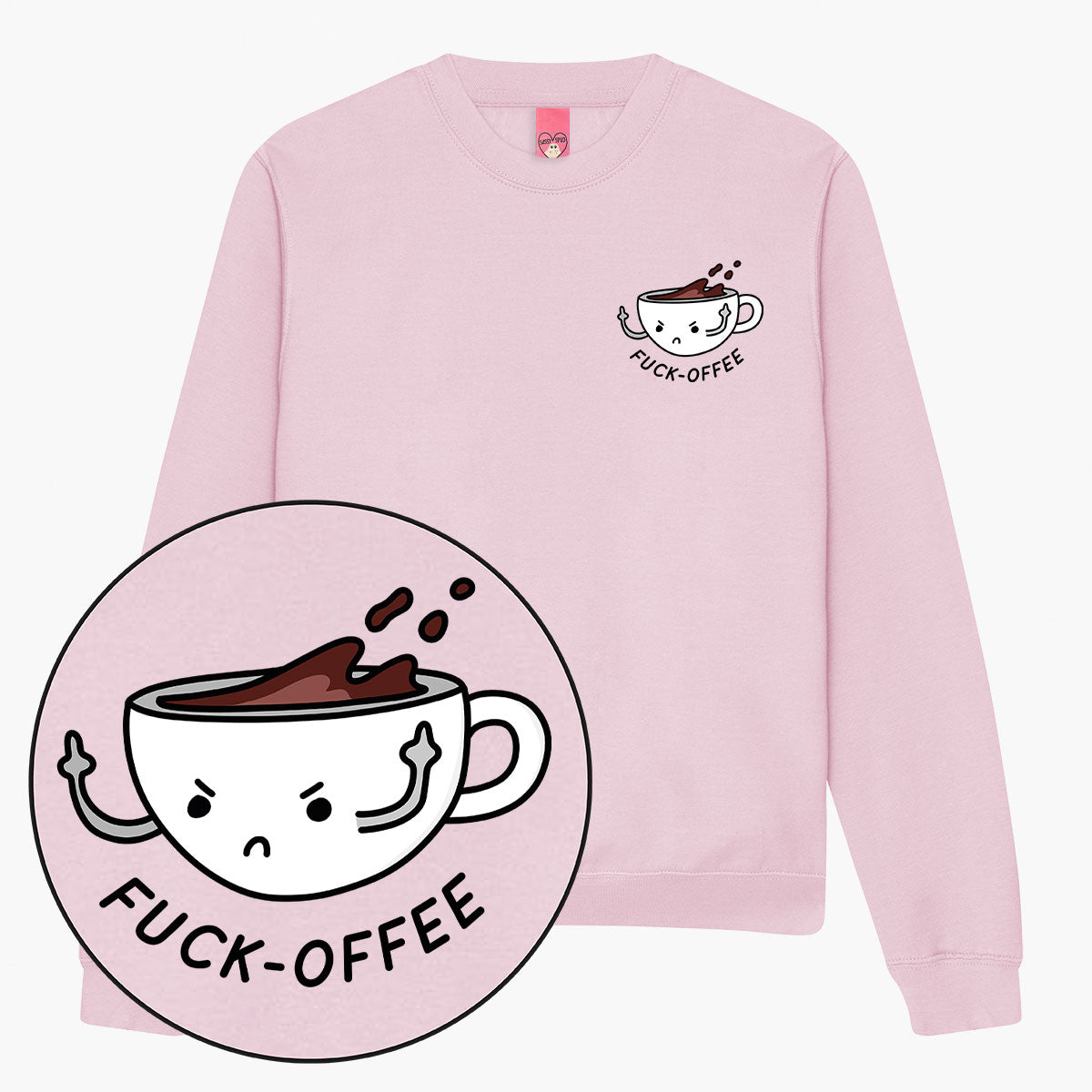 F*ck-offee Sweatshirt (Unisex)-Printed Clothing, Printed Sweatshirt, JH030-Sassy Spud