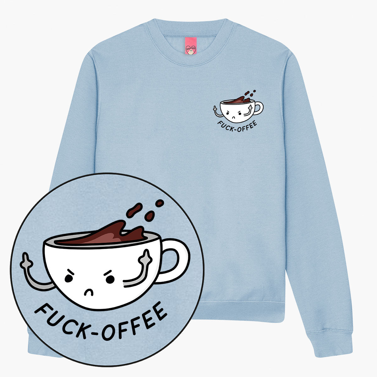 F*ck-offee Sweatshirt (Unisex)-Printed Clothing, Printed Sweatshirt, JH030-Sassy Spud