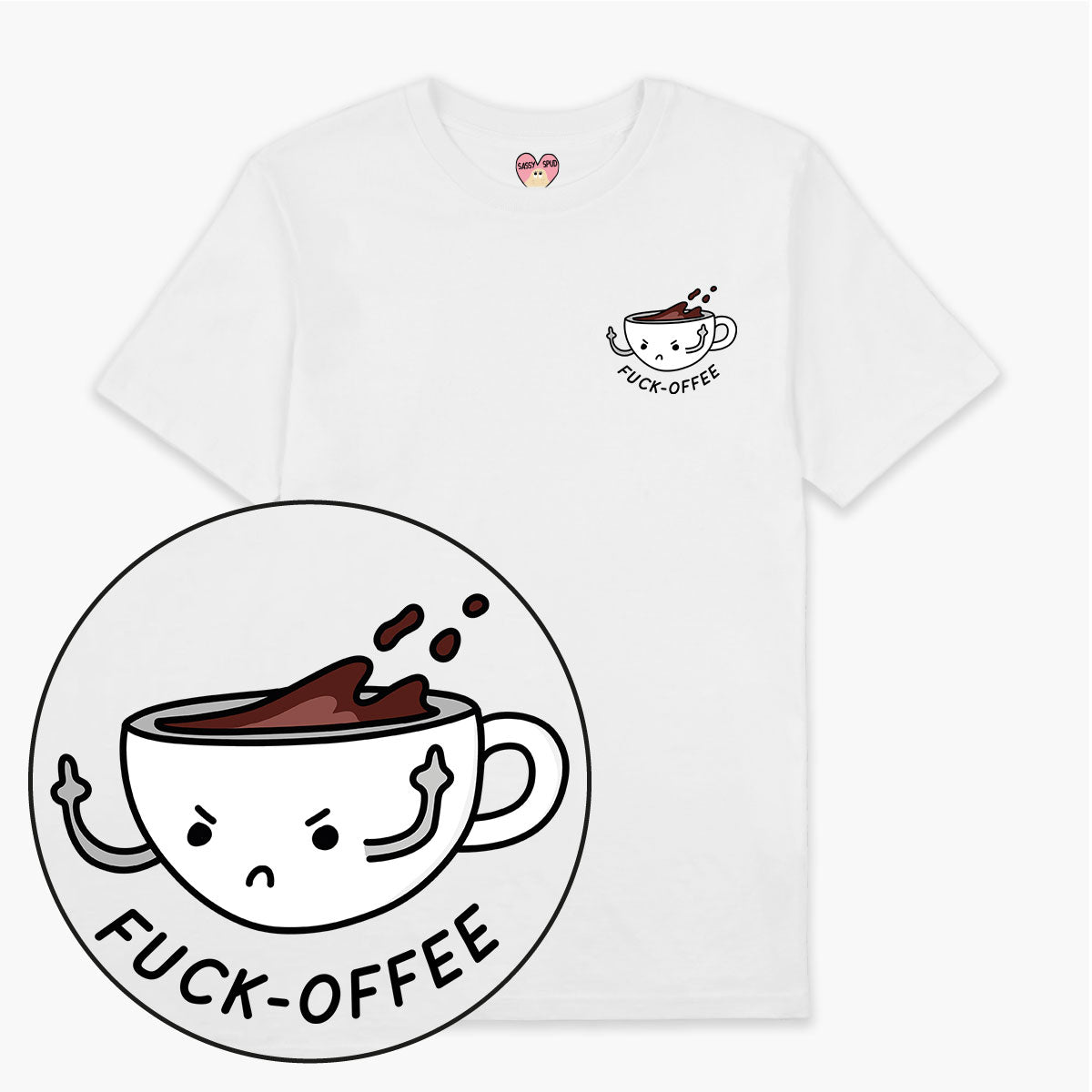F*ck-offee T-Shirt (Unisex)-Printed Clothing, Printed T Shirt, EP01-Sassy Spud