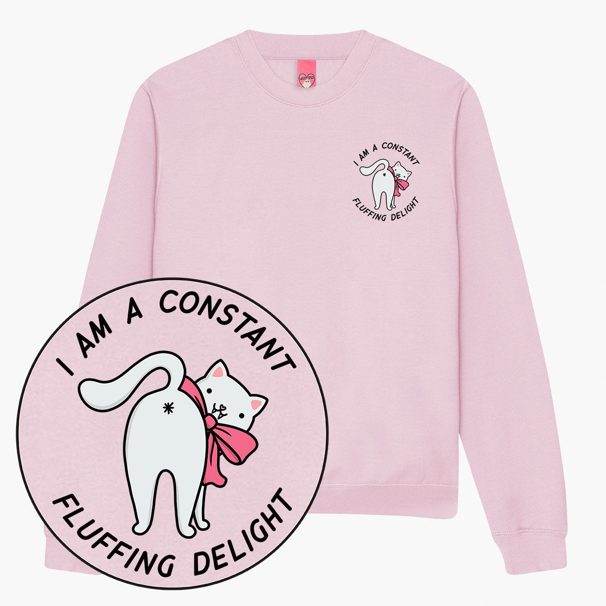 Fluffing Delight Sweatshirt (Unisex)-Printed Clothing, Printed Sweatshirt, JH030-Sassy Spud