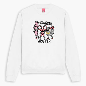 Gangster Wrapper Christmas Jumper (Unisex)-Embroidered Clothing, Embroidered Sweatshirt, JH030-Sassy Spud