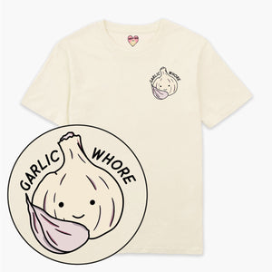 Garlic Whore T-Shirt (Unisex)-Printed Clothing, Printed T Shirt, EP01-Sassy Spud