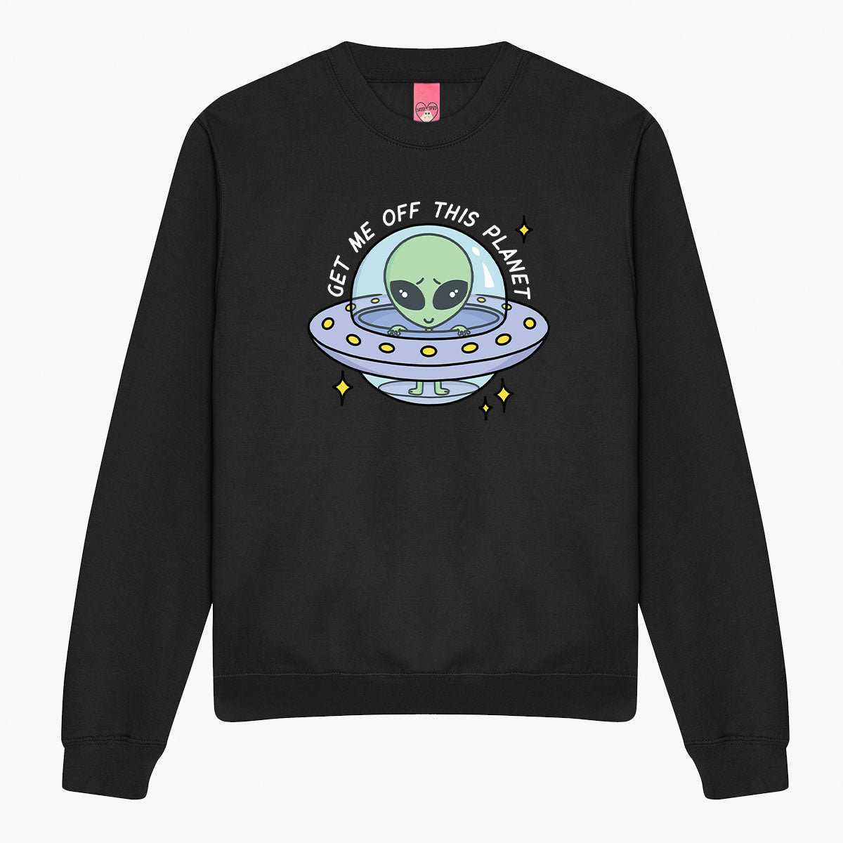 Get Me Off This Planet Sweatshirt (Unisex)-Printed Clothing, Printed Sweatshirt, JH030-Sassy Spud