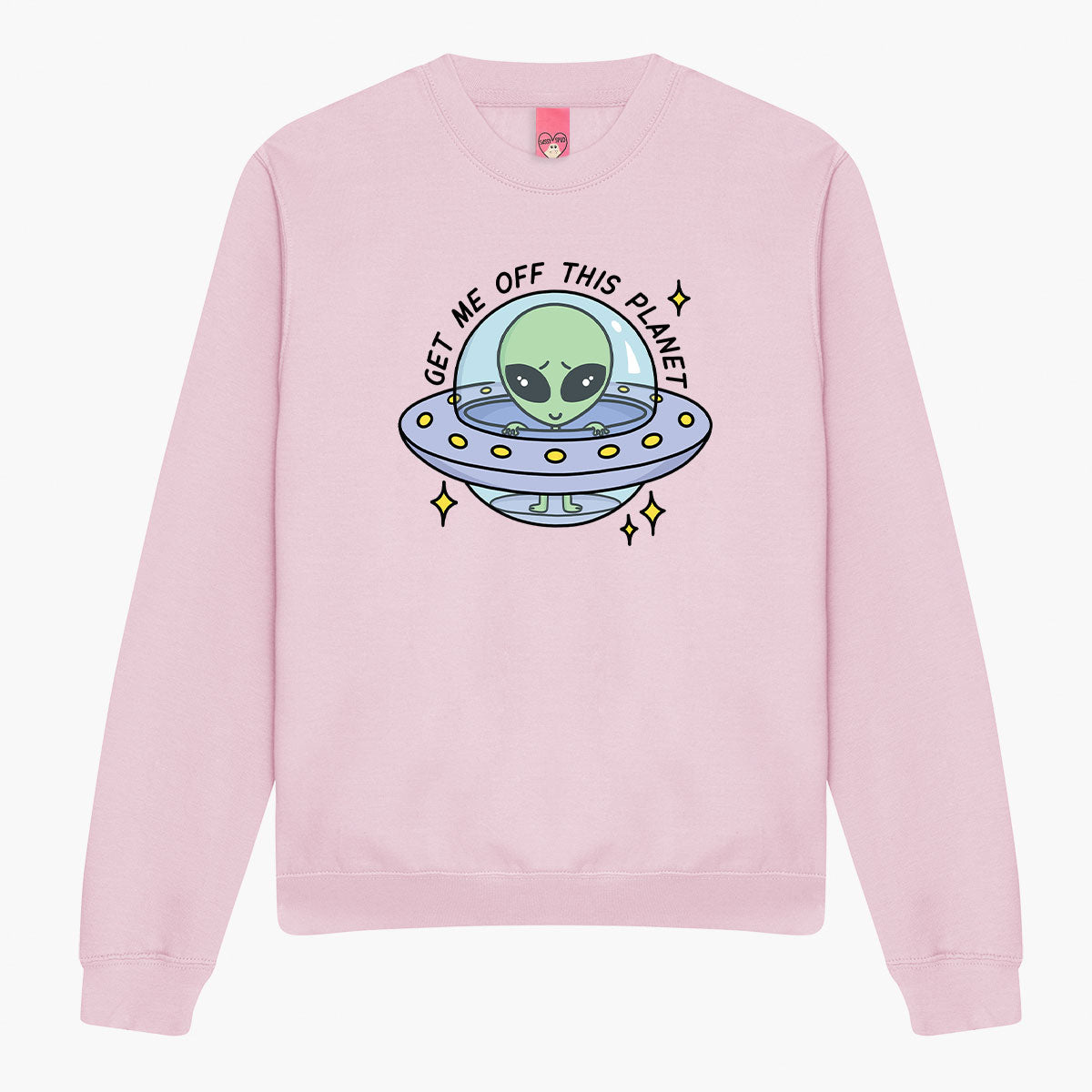 Get Me Off This Planet Sweatshirt (Unisex)-Printed Clothing, Printed Sweatshirt, JH030-Sassy Spud