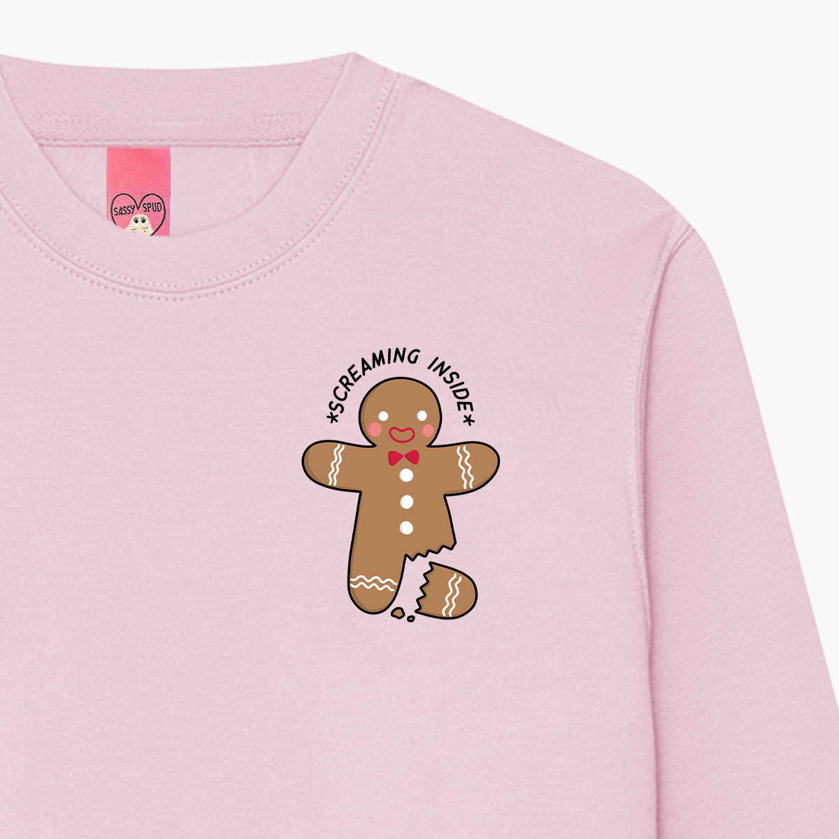 Gingerdread Christmas Jumper (Unisex)-Printed Clothing, Printed Sweatshirt, JH030-Sassy Spud