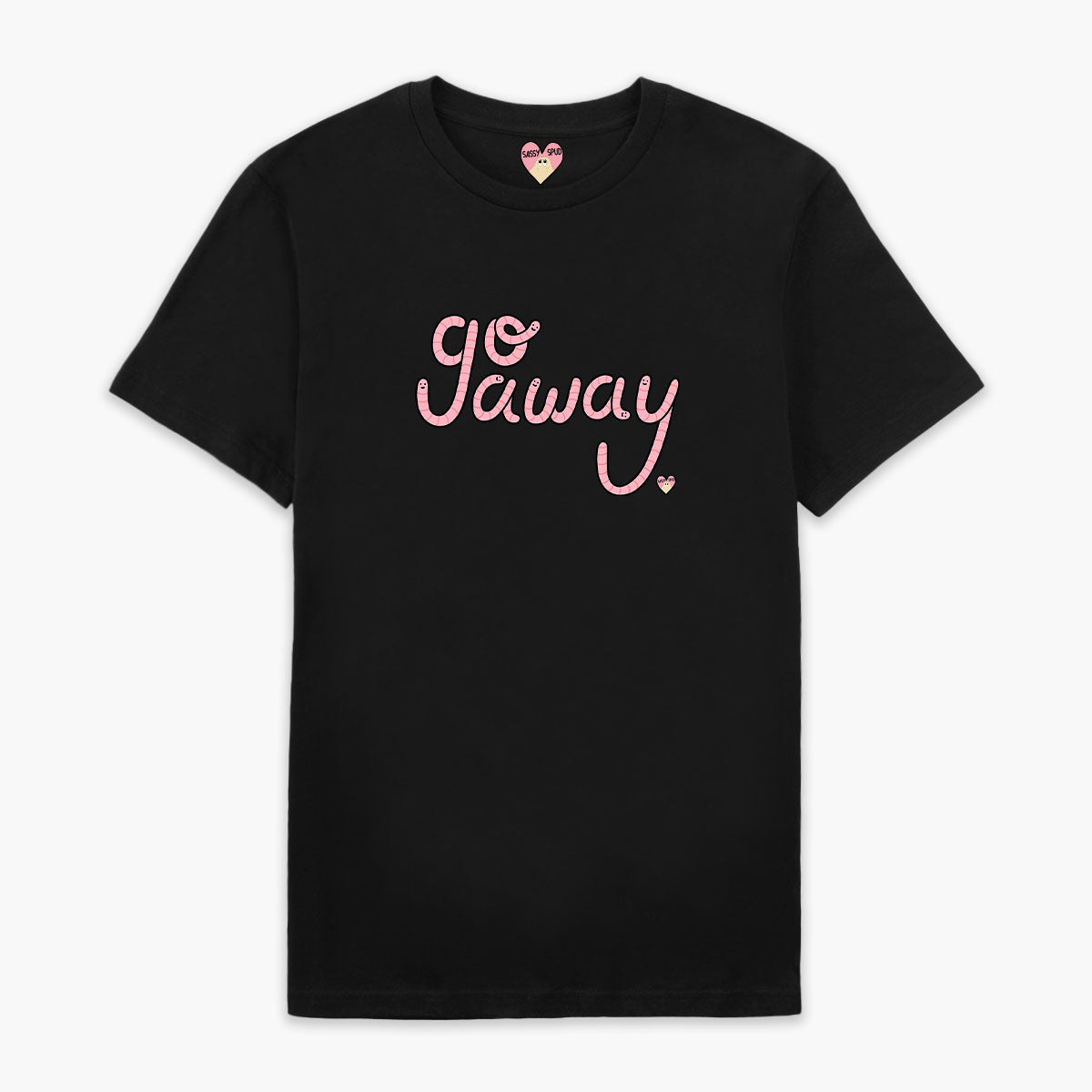 Go Away Rude Worms T-Shirt (Unisex)-Printed Clothing, Printed T Shirt, EP01-Sassy Spud