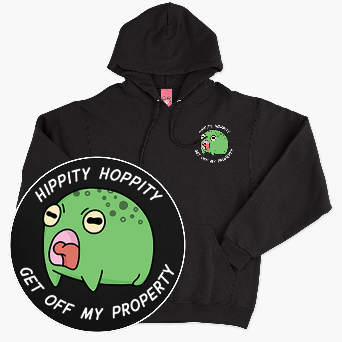 Hippity Hoppity Hoodie (Unisex)-Printed Clothing, Printed Hoodie, JH001-Sassy Spud