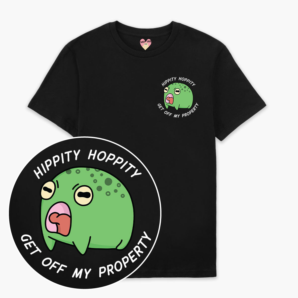 Hippity Hoppity T-Shirt (Unisex)-Printed Clothing, Printed T Shirt, EP01-Sassy Spud