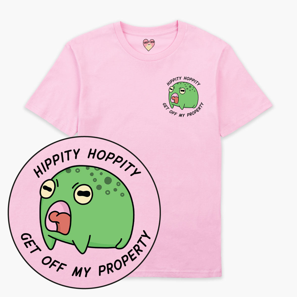 Hippity Hoppity T-Shirt (Unisex)-Printed Clothing, Printed T Shirt, EP01-Sassy Spud