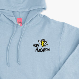 Holy Macaroni Embroidered Hoodie (Unisex)-Embroidered Clothing, Embroidered Hoodie, JH001-Sassy Spud