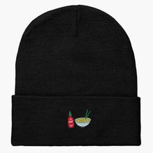 Load image into Gallery viewer, Hot Noodles Embroidered Beanie-Embroidered Clothing, Embroidered Beanie, BB45-Sassy Spud