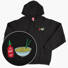 Afbeelding laden in Galerijviewer, Hot Noodles Embroidered Hoodie (Unisex)-Embroidered Clothing, Embroidered Hoodie, JH001-Sassy Spud
