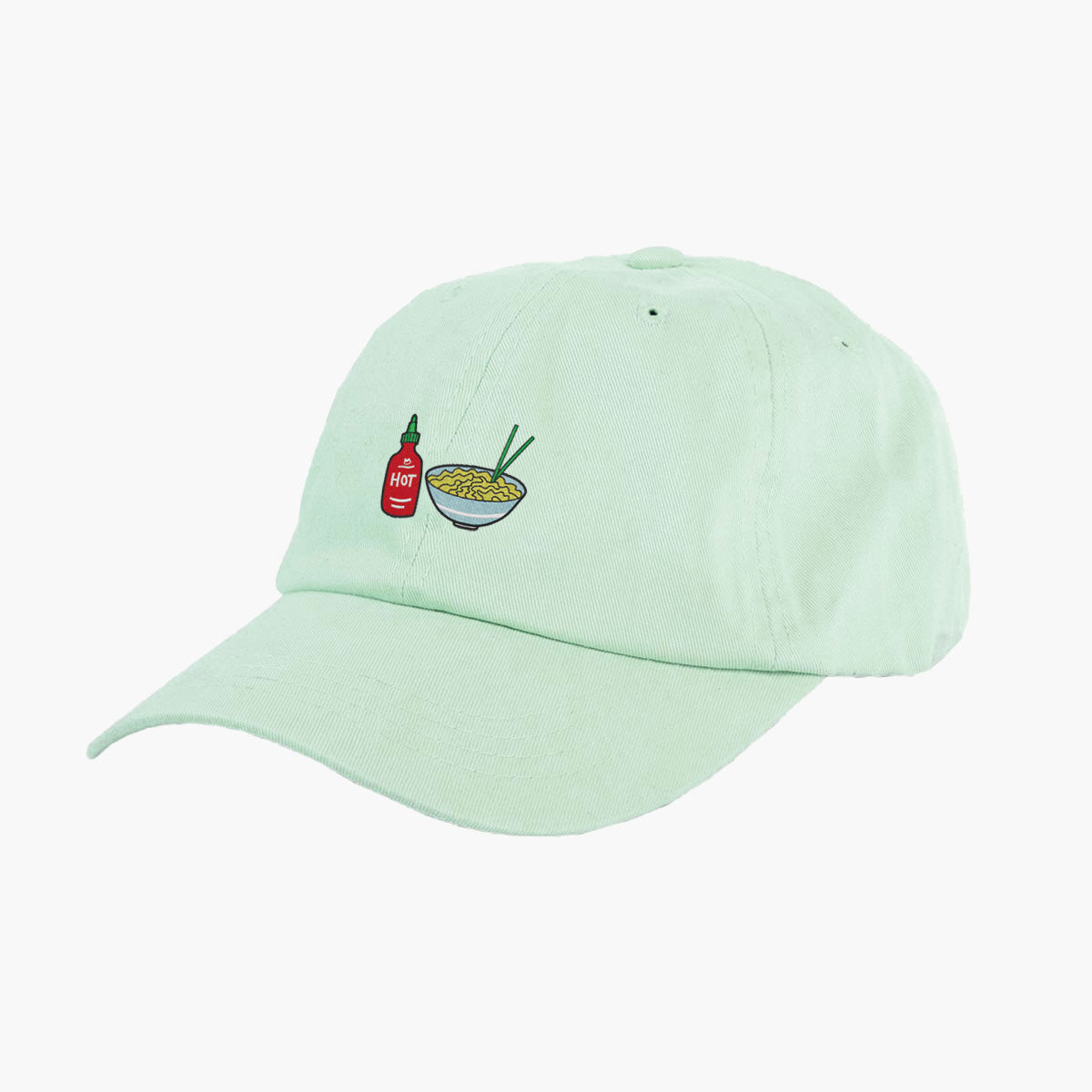 Hot Noodles Embroidered Mom Cap-Embroidered Clothing, Embroidered Beanie, BB45-Sassy Spud