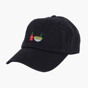 HOT NOODLES - Embroidered Mom Cap-Embroidered Clothing, Embroidered Beanie, BB45-Sassy Spud