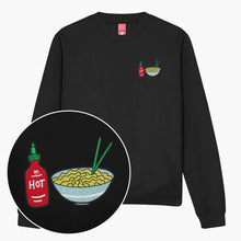 Afbeelding laden in Galerijviewer, Hot Noodles Embroidered Sweatshirt (Unisex)-Embroidered Clothing, Embroidered Sweatshirt, JH030-Sassy Spud