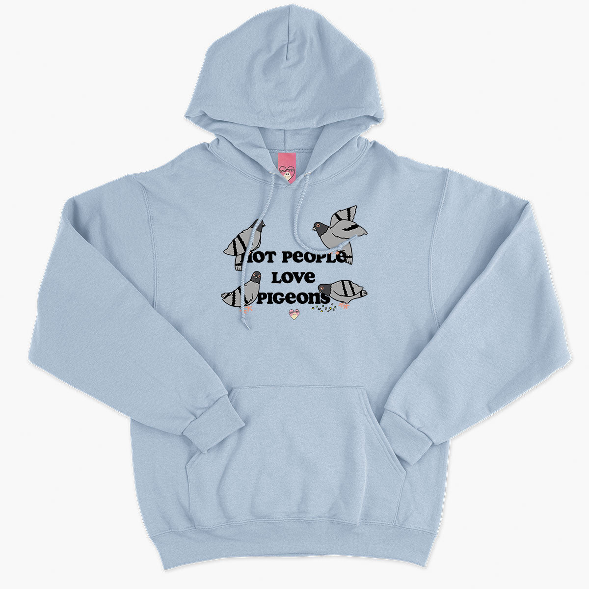 Hot People Love Pigeons Hoodie (Unisex)-Printed Clothing, Printed Hoodie, JH001-Sassy Spud