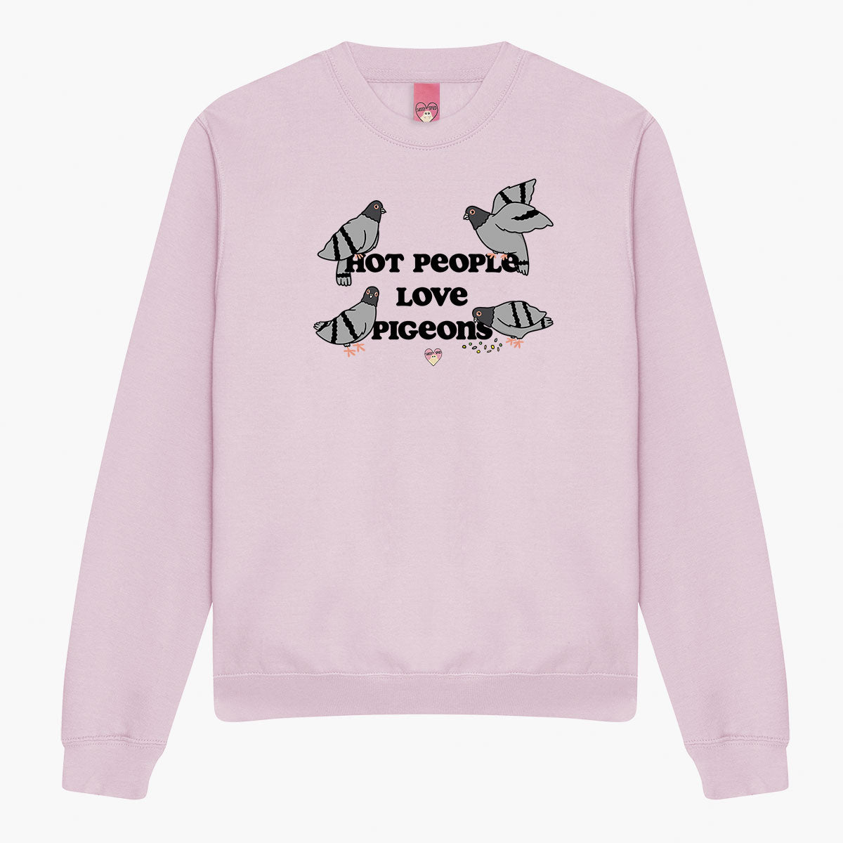 Hot People Love Pigeons Sweatshirt (Unisex)-Printed Clothing, Printed Sweatshirt, JH030-Sassy Spud