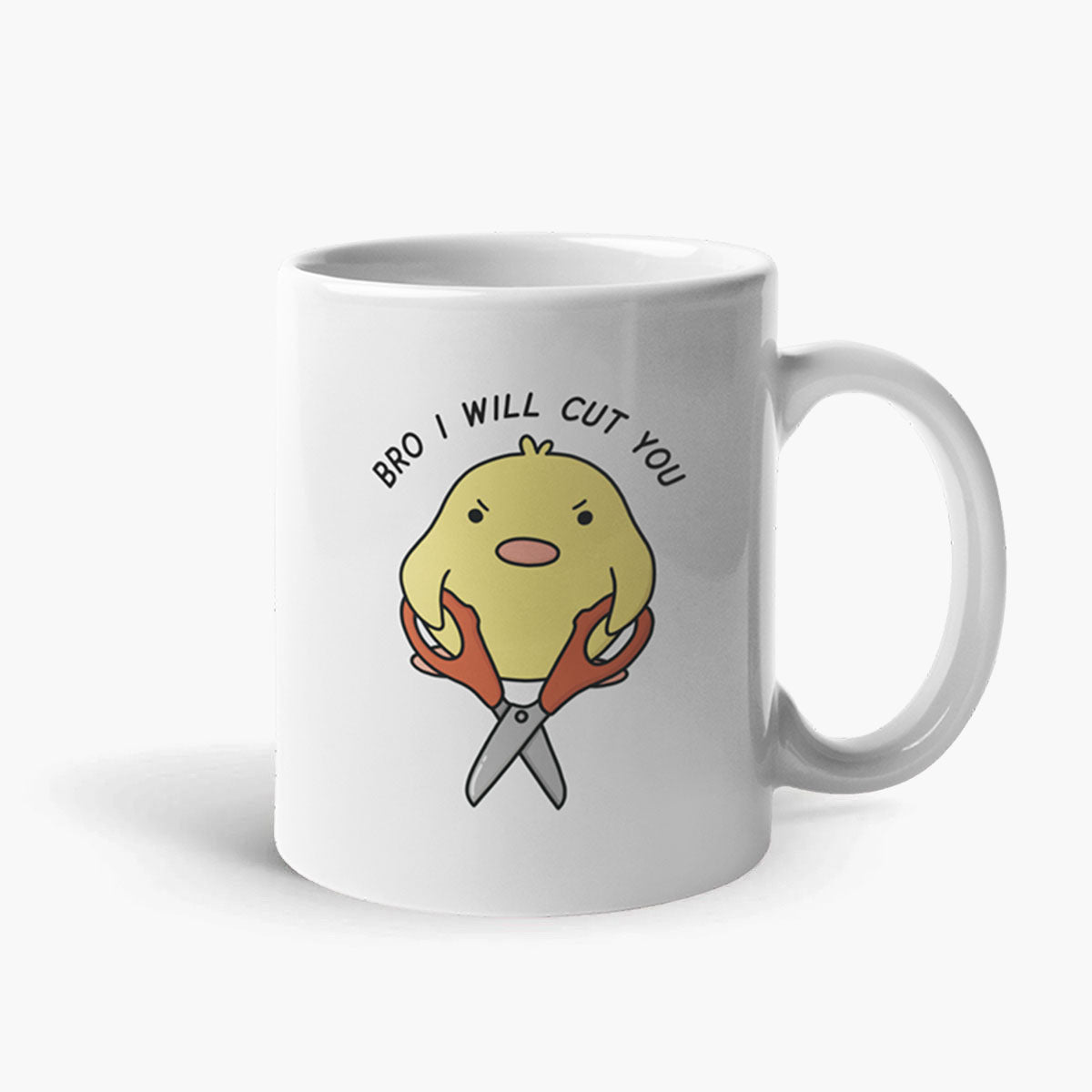 I Will Cut You Coffee Mug-Funny Gift, Funny Coffee Mug, 11oz White Ceramic-Sassy Spud