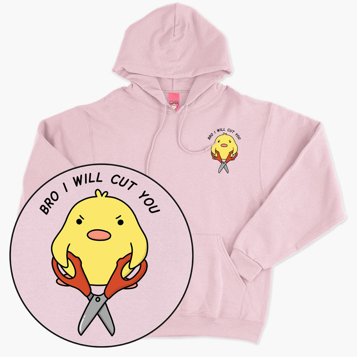 I Will Cut You Hoodie (Unisex)-Printed Clothing, Printed Hoodie, JH001-Sassy Spud