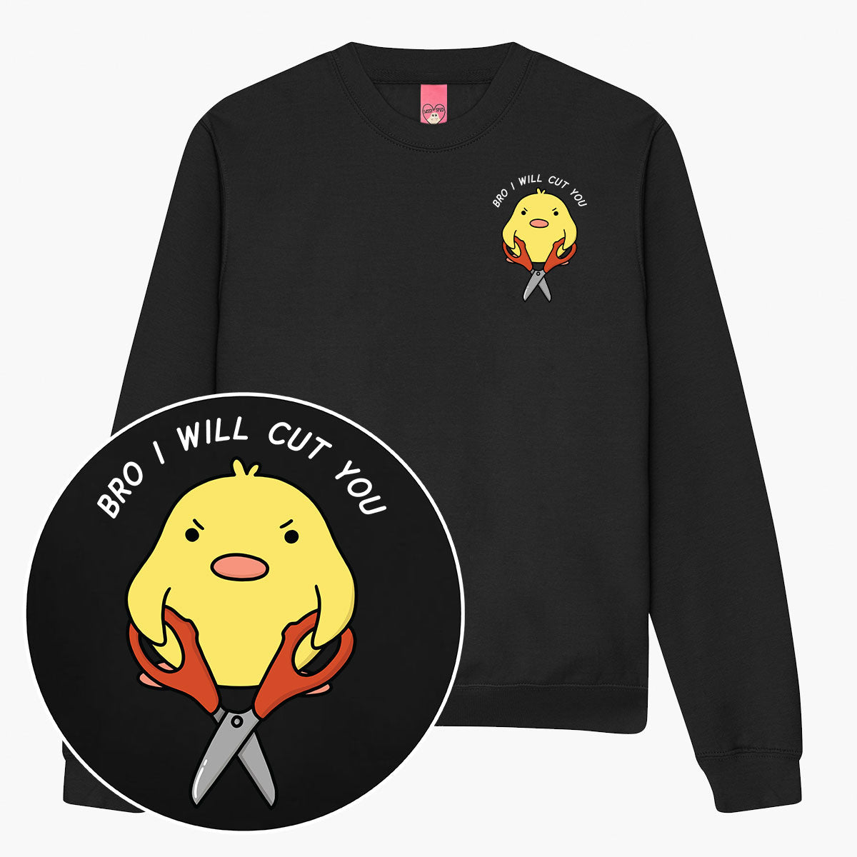 I Will Cut You Sweatshirt (Unisex)-Printed Clothing, Printed Sweatshirt, JH030-Sassy Spud
