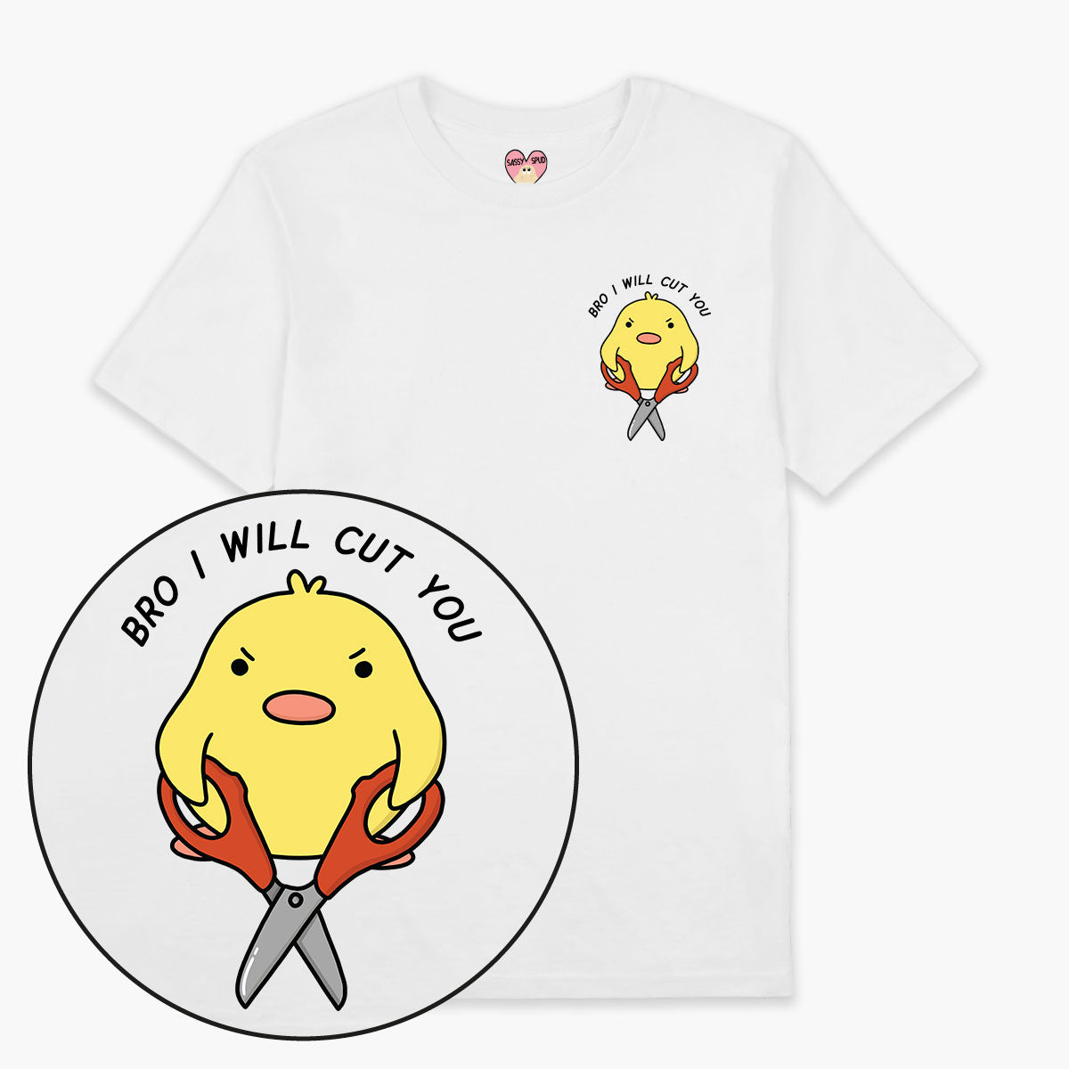 I Will Cut You T-Shirt (Unisex)-Printed Clothing, Printed T Shirt, EP01-Sassy Spud