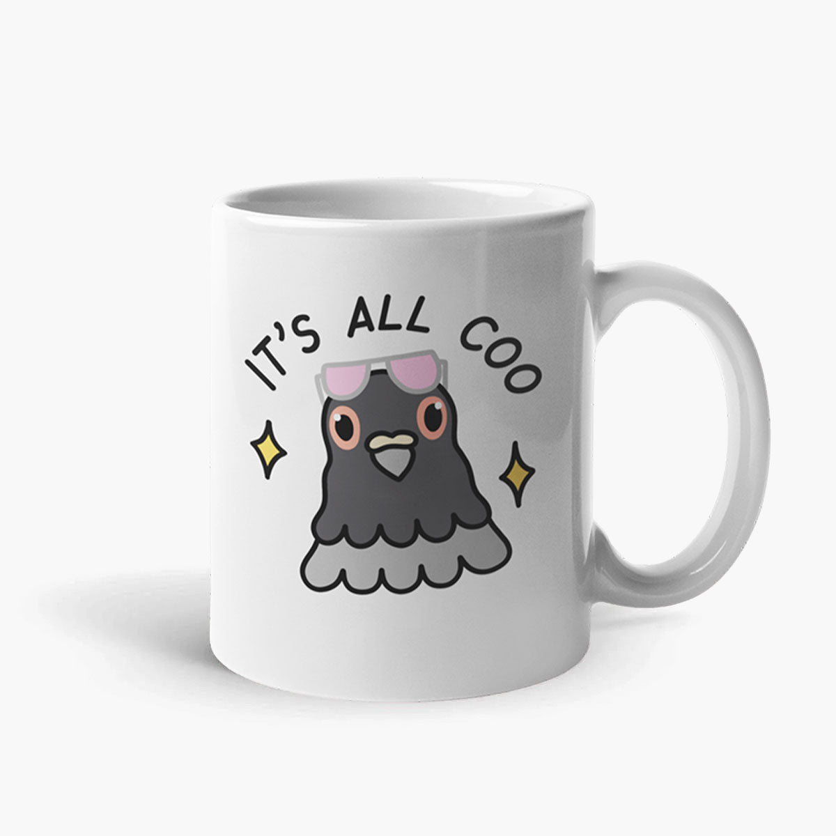 It's All Coo Coffee Mug-Funny Gift, Funny Coffee Mug, 11oz White Ceramic-Sassy Spud