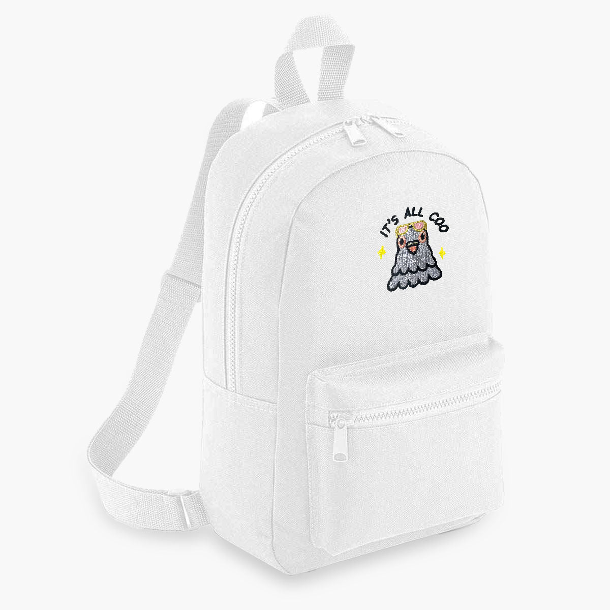 It's All Coo Embroidered Mini Backpack-Sassy Accessories, Sassy Gifts, Sassy Mini Backpack, BG153-Sassy Spud