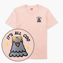 Laden Sie das Bild in den Galerie-Viewer, It&#39;s All Coo Embroidered T-Shirt (Unisex)-Embroidered Clothing, Embroidered T Shirt, EP01-Sassy Spud