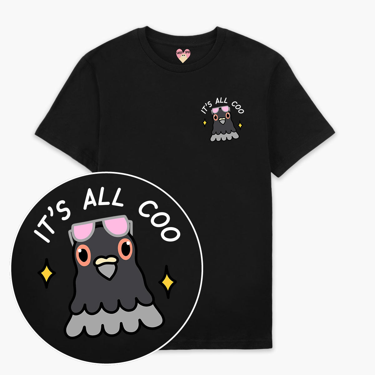 It's All Coo T-Shirt (Unisex)-Printed Clothing, Printed T Shirt, EP01-Sassy Spud