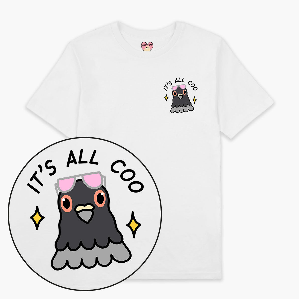 It's All Coo T-Shirt (Unisex)-Printed Clothing, Printed T Shirt, EP01-Sassy Spud