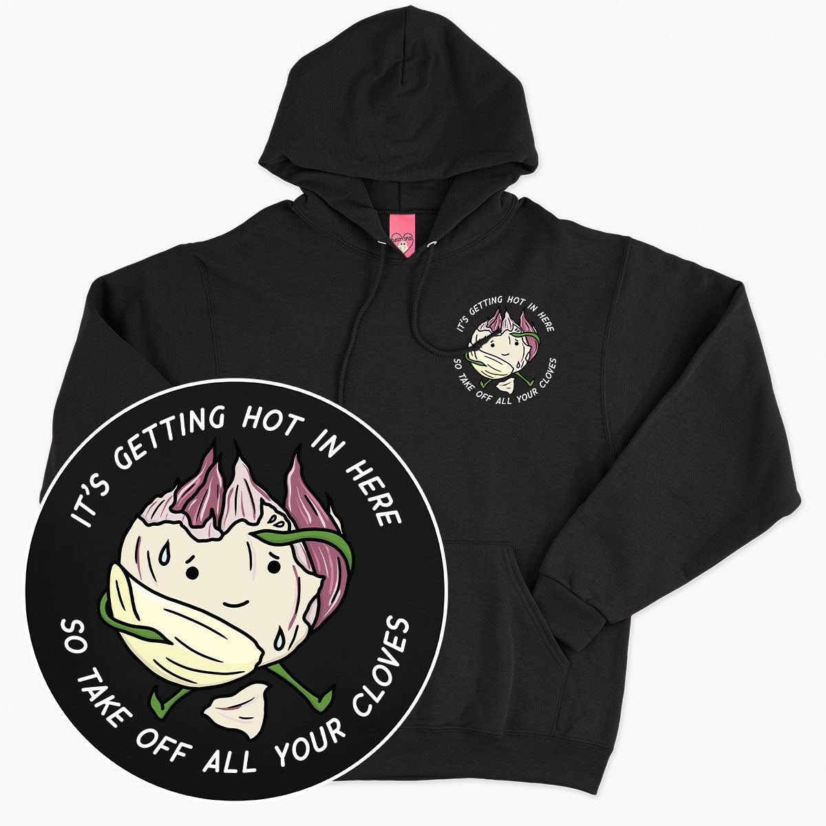 It's Getting Hot Hoodie (Unisex)-Printed Clothing, Printed Hoodie, JH001-Sassy Spud