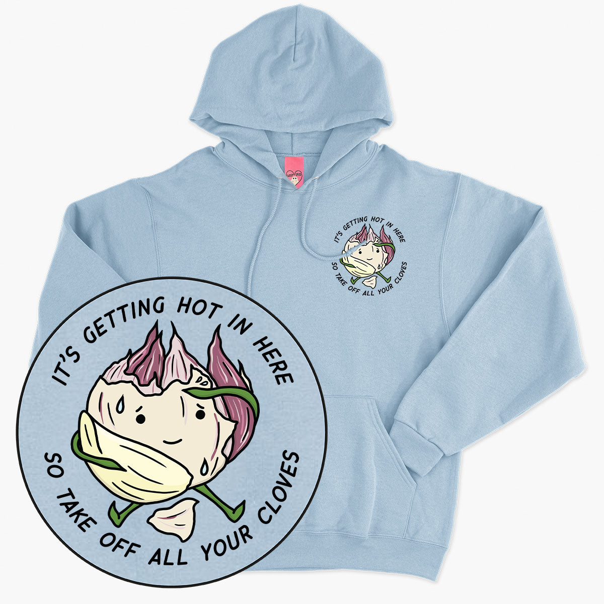 It's Getting Hot Hoodie (Unisex)-Printed Clothing, Printed Hoodie, JH001-Sassy Spud