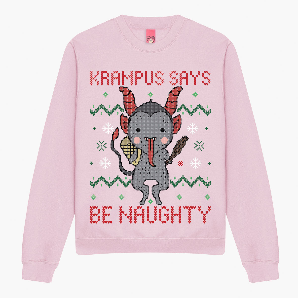 Krampus Christmas Jumper (Unisex)-Printed Clothing, Printed Sweatshirt, JH030-Sassy Spud